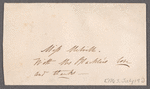 Miscellaneous letters received