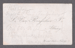 Van Rensselaer calling cards