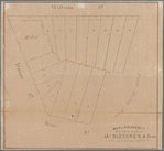 Map of property to be sold at auction by Jas. Bleecker & Soms on Thursday, Octobr. 22nd