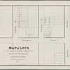 Map of lots to be sold at public auction at the Merchts. Exchange by J. Bleecker & Sons on Tuesday, 28th Octr., 1834