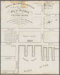 Map of 26 lots of ground in the 11th & 13th wards of the city of New-York, belonging to the Fulton Bank, to be sold at auction by James Bleecker & Sons on Wednesday, Jany. 15th, 1834, at the Merchts' Exchange