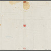 Map of a water grant between Pike & Rutgers Slips now vested in the assignees of John F. Delaplaine shewing the same laid out into 18 lots according to a plan for the proposed improvement thereof [and another untitled map on same sheet]