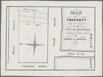 Map of property in the 7th Ward of the city of New York belonging to the estate of Henry A. Coster, decd.