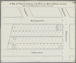 A map of property belonging to the estate of Robert Robinson, deceased, situated in the Eight Ward of the city of New-York