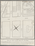 Map of lots to be sold at auction by James Bleecker & Sons, on Tuesday, Feby. 21st, 1832, at 12 o'clock at the Merchants Exchange, by order of W.H. Harison & George B. Smith, trustees &ca. and others