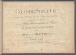 Grande sonate pour le clavecin ou forte-piano