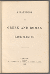 A handbook for Greek and Roman lace making