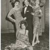 Stormé DeLarverié (center), surrounded by three female impersonators at Roberts Show Club, Chicago, Illinois