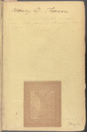Flyleaf with signature "Henry D. Thoreau" and other notes