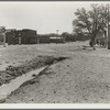 Main street of town. Shows irrigation ditch. Escalante, Utah