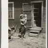 Typical Teutonic farm wife and child of Mills, New Mexico, area. Client for resettlement
