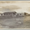 Street and homes in "Little Oklahoma." Forty families in this group. Tents, tent houses, shacks, freight cars converted into homes