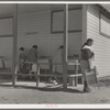 Some of the facilities of the Kern County migrant camp, California