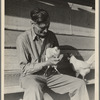 Rural rehabilitation client. San Fernando Valley, California. Chicken farmer making good on rural resettlement loan. Selling case of eggs a day. On state emergency relief administration job before loan