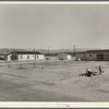 San Fernando federal subsistence homesteads. Forty homes all occupied, each with nearly an acre land. Average yearly income eight hundred dollars. California