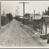 The slums of Brawley. Homes of Mexican field workers. Imperial Valley, California