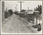 The slums of Brawley. Homes of Mexican field workers. Imperial Valley, California