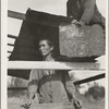 Dispossessed Arkansas farmers. These people are resettling themselves on the dump outside of Bakersfield, California