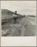 "The trek of bums, tramps, single transients and undesirable indigents out of Los Angeles County because of police activity." California