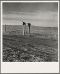 The rolling lands used for grazing near Mills, New Mexico