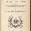 A manual of the British Algae: containing generic and specific descriptions of all the known British species of sea-weeds, and of conferae, both marine and fresh-water 