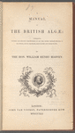 A manual of the British Algae 