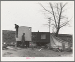 A new home on wheels (father and son). Yuba County, California
