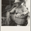 American farmer near Durham, North Carolina