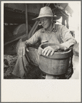 American farmer near Durham, North Carolina