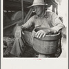 American farmer near Durham, North Carolina