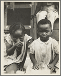Children of evicted sharecropper, now living on Sherwood Eddy cooperative plantation