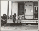 Negroes hanging around the plantation store. Mississippi Delta