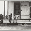 Negroes hanging around the plantation store. Mississippi Delta