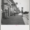 Main street during 1936 drought. Sallisaw, Sequoyah County, Oklahoma