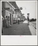 Main street during 1936 drought. Sallisaw, Sequoyah County, Oklahoma
