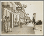 Main street during 1936 drought. Sallisaw, Sequoyah County, Oklahoma