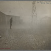 Dust storm. It was conditions of this sort which forced many farmers to abandon the area. Spring 1935. New Mexico