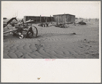 These farm implements should never have been used for they destroyed a naturally rich grazing area. Mills, New Mexico