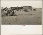 These farm implements should never have been used for they destroyed a naturally rich grazing area. Mills, New Mexico