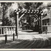 Entrance to Marysville camp for migrants. Marysville, California