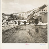 Blue Blaze mine. Consumers, mining town near Price, Utah. Miners coming home