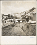 Blue Blaze mine. Consumers, mining town near Price, Utah. Miners coming home