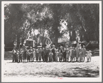 Marysville camp for migrants. Supervised play for the children is part of the child welfare program at the Resettlement Administration camp. California