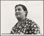 Hightstown, New Jersey. Jewish-American farm mother, Mrs. Cohen, wife of the farm manager
