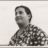 Hightstown, New Jersey. Jewish-American farm mother, Mrs. Cohen, wife of the farm manager