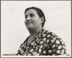 Hightstown, New Jersey. Jewish-American farm mother, Mrs. Cohen, wife of the farm manager