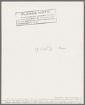 Bronx, New York. Background photo for Hightstown project. Many of the future Hightstown settlers are now living in the Bronx district. This is the street on which Mr. Morris Back and family, certified applicant for resettlement, now live