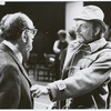 Boris Aronson and Harold Prince during rehearsals for the stage production A Little Night Music