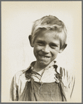 Son of cotton picker living in squatters' camp near Farmersville, California