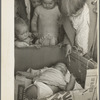 While the mothers are working in the fields, the preschool children of migrant families are cared for in the nursery school under trained teachers, Kern migrant camp, California